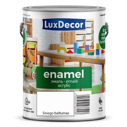 Prekės „Emalė akrilinė PRIMACOL 2,5 l matinė - sniego baltumas“ paveikslėlis