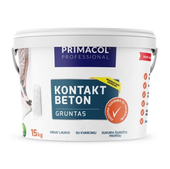Prekės „Gruntas Kontakt Beton PRIMACOL 15 kg“ paveikslėlis