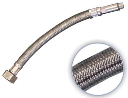 Prekės „Žarna maišytuvo pajungimui 1" - 3/8" M10 50 cm ilgu antgaliu“ paveikslėlis