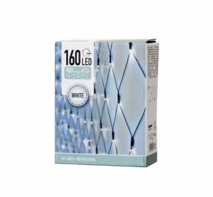 Prekės „Elektrinė girlianda - tinklas 160 LED baltos spalvos“ paveikslėlis