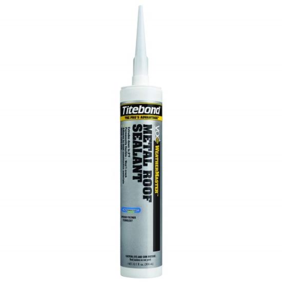 Prekės „Hermetikas polimerinis STOGUI Titebond Weather Master  METAL ROOF tamsiai pilkas 300 ml“ paveikslėlis