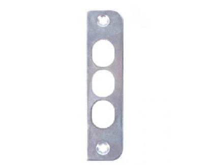 Prekės „Spynos plokštelė durų staktai 100 x 24 mm ZP-5 cinkuota“ paveikslėlis