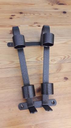 Prekės „Laikiklis vėliavai dvigubas 380 mm dažytas vario spalva“ paveikslėlis