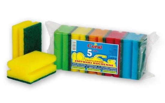 Prekės „Kempinėlės CORAL ANATOMIC 5 vnt“ paveikslėlis