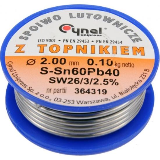 Prekės „Lydmetalis litavimui 2 mm 100 g Cynel“ paveikslėlis