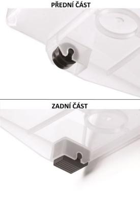 Prekės „Dėžė skaidri sandėliavimui 10 l NUK3L 380 x 177 x 180 mm Prosperplast“ paveikslėlis