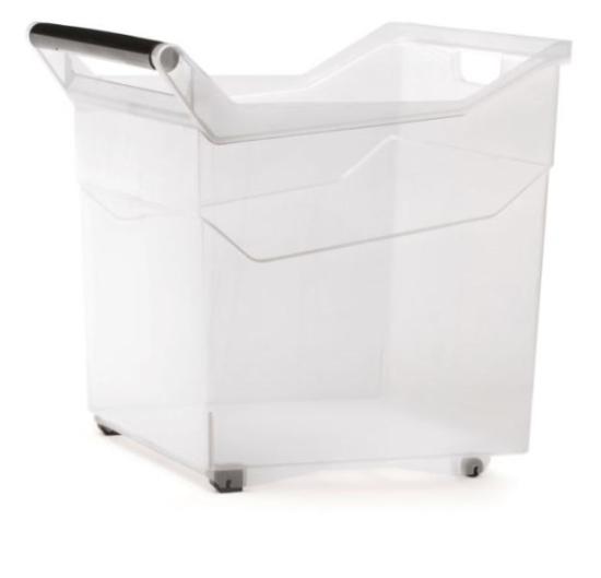 Prekės „Dėžė skaidri sandėliavimui 44 l NUK5H 380 x 379 x 379 mm Prosperplast“ paveikslėlis