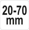 Prekės „Replės pleištų - intarpų dėjimui 20-70 mm Vorel“ paveikslėlis