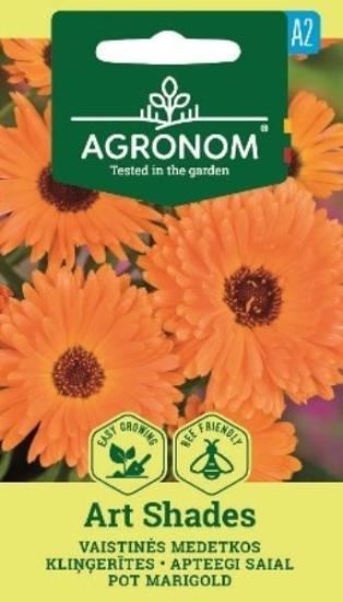 Prekės „Vaistinės medetkos sėklos ART SHADES, Agronom“ paveikslėlis