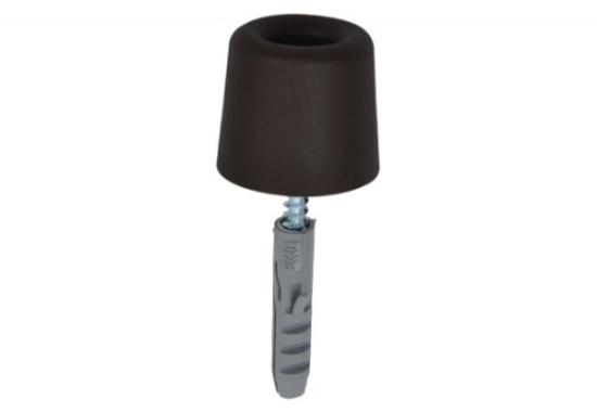 Prekės „Atrama durų 28 x 33 mm juoda guminė (SM0010“ paveikslėlis
