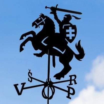 Prekės „Vėjarodė Vytis juodos spalvos“ paveikslėlis
