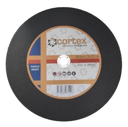 Prekės „Diskas pjovimui metalo 355x3,2x25,4 mm Cortex“ paveikslėlis