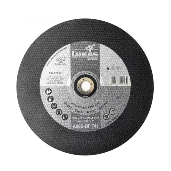 Prekės „Diskas pjovimui metalo 350x2,6x25,4 mm Lukas“ paveikslėlis