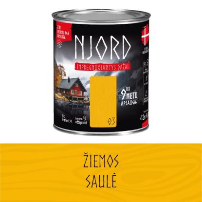 Prekės „Dažai medienai PRIMACOL NJORD 2,5 l Žiemos saulė“ paveikslėlis