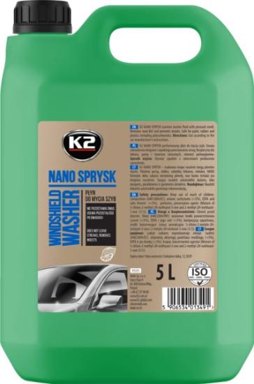Prekės „Ploviklis automobilio langų vasarinis 5 l Nano K2“ paveikslėlis