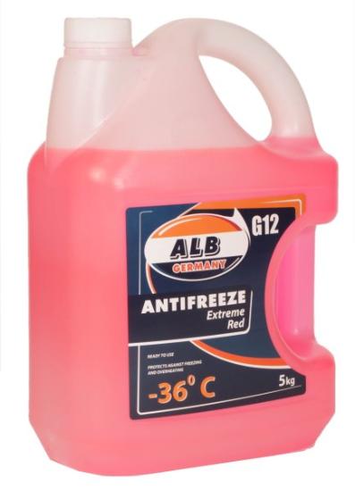 Prekės „Antifrizas -36°C raudonas 5 kg ALB Alburnus“ paveikslėlis