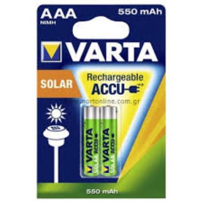 Prekės „Akumuliatorius baterija Varta AAA Solar 550m Ah 1,2 V 2 vnt“ paveikslėlis