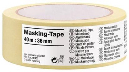 Prekės „Juosta dažymo WHITECORE 40 m x 36 mm TESA“ paveikslėlis