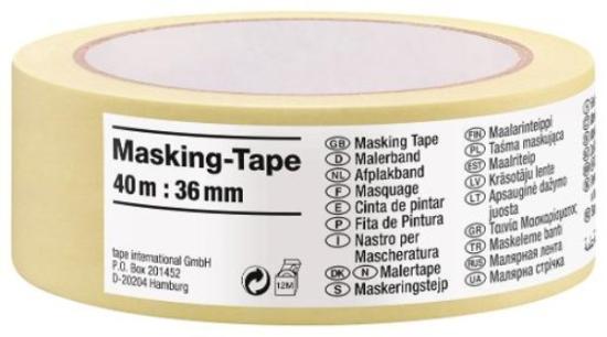 Prekės „Juosta dažymo WHITECORE 40 m x 36 mm TESA“ paveikslėlis