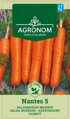 Prekės „Sėklos morkų NANTES 5 Agronom“ paveikslėlis