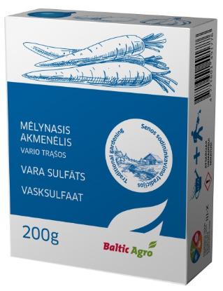 Prekės „Akmenėlis mėlynasis 200 g (vario sulfatas) BA“ paveikslėlis