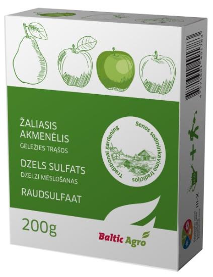 Prekės „Akmenėlis žaliasis 200 g (geležies sulfatas) BA“ paveikslėlis