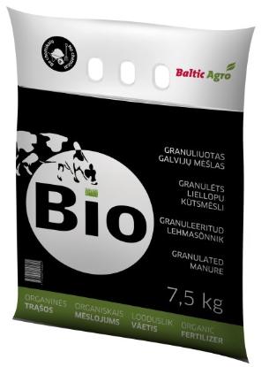 Prekės „Granuliuotas galvijų mėšlas 7,5 kg“ paveikslėlis