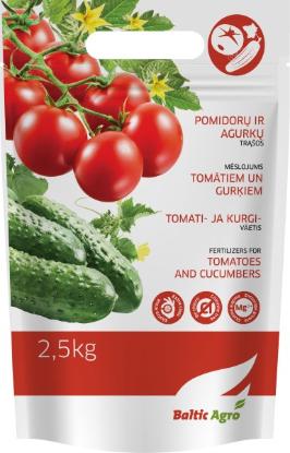 Prekės „Trąšos pomidorams ir agurkams 2,5 kg BA“ paveikslėlis