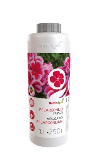 Prekės „Trąšos koncentruotos pelargonijoms 1 l“ paveikslėlis