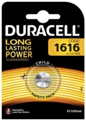 Prekės „Elementai Duracell, CR1616, 3 V“ paveikslėlis
