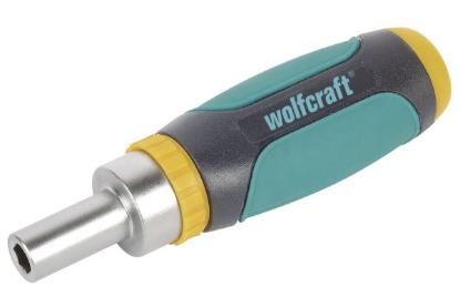 Prekės „Atsuktuvas antgaliams 1/4" su terkšle Wolfcraft 1237000“ paveikslėlis