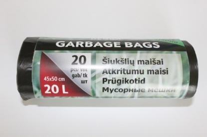 Prekės „Maišai šiukšlėms HDPE 20 L / (20vnt/rul.)“ paveikslėlis