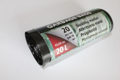 Prekės „Maišai šiukšlėms HDPE 20 L / (20vnt/rul.)“ paveikslėlis