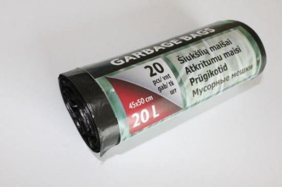 Prekės „Maišai šiukšlėms HDPE 20 L / (20vnt/rul.)“ paveikslėlis