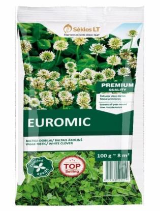 Prekės „Sėklos baltieji dobilai EUROMIC 100 g“ paveikslėlis