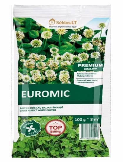 Prekės „Sėklos baltieji dobilai EUROMIC 100 g“ paveikslėlis