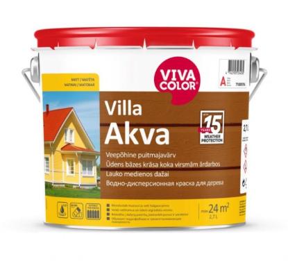 Prekės „Dažai matiniai medienai Vivacolor Villa-Akva C 2,7 l“ paveikslėlis