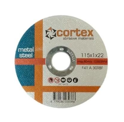 Prekės „Diskas pjovimui metalo 115 x 1 x 22,2 mm Cortex“ paveikslėlis