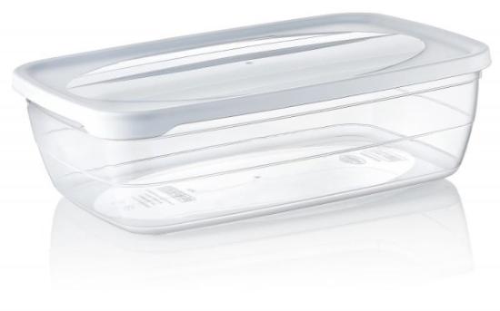 Prekės „Dėžutė maistinė plastikinė skaidri 20 x 14,3 x 6,7 cm 1,2 l Hobby life“ paveikslėlis