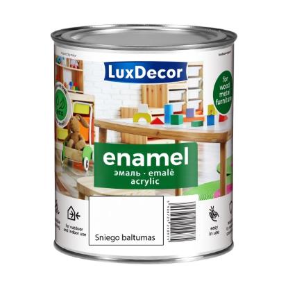 Prekės „Emalė akrilinė PRIMACOL 0,75 l matinė - sniego baltumo“ paveikslėlis