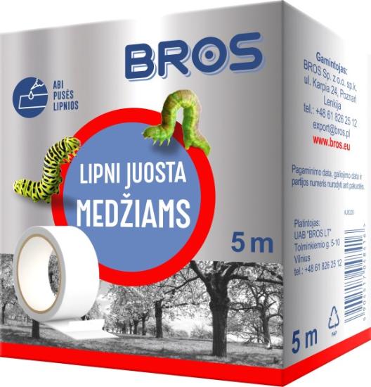 Prekės „Lipni juosta medžių kenkėjams gaudyti BROS“ paveikslėlis