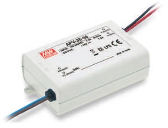 Prekės „Maitinimo šaltinis LED 12V/3A APV-35-12 Mean Well“ paveikslėlis