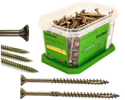 Prekės „Medsraigčiai geltoni 5x80 mm T25 Essdrive CorrSeal C4 100 vnt Essve“ paveikslėlis