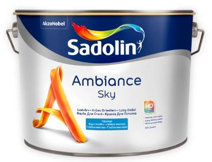 Prekės „Vandeniniai lubų dažai SADOLIN AMBIANCE SKY, 10 l, balti, visiškai matiniai“ paveikslėlis