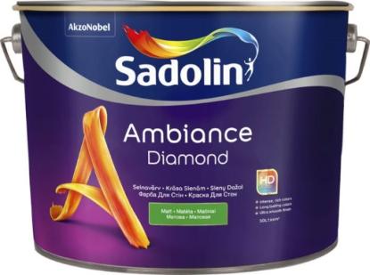 Prekės „Vandeniniai sienų dažai SADOLIN AMBIANCE DIAMOND, 10 l, BW bazė, matiniai“ paveikslėlis