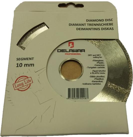 Prekės „Diskas deimantinis 125x22,2 mm Delawar“ paveikslėlis