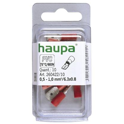 Prekės „Antgalis laidų sujungimo 0,25 - 1,5 / 6,3 x 0,8 260422 /10 HAUPA“ paveikslėlis
