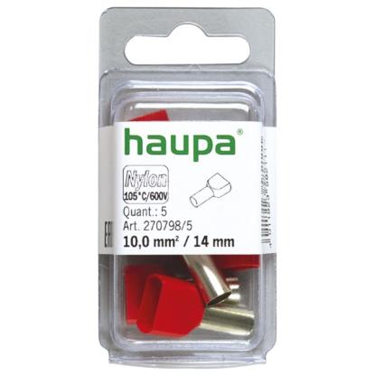 Prekės „Antgalis laidų sujungimo 2 x 10 / 14 raudonas 270798 / 5 HAUPA“ paveikslėlis