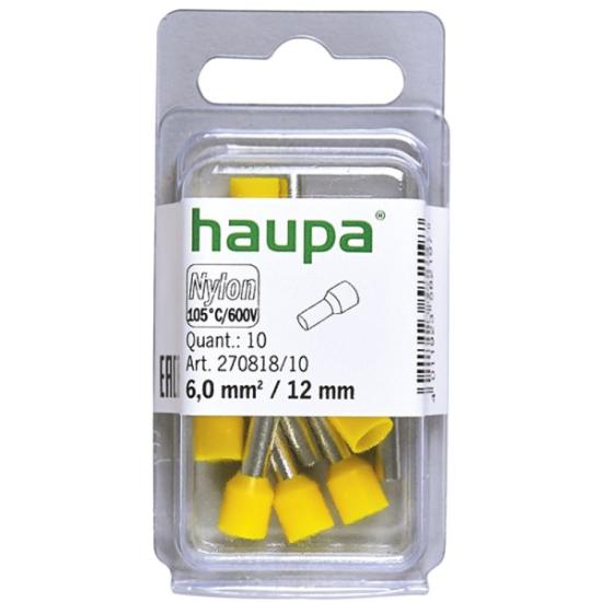 Prekės „Antgalis laidų sujungimo 6 / 12 geltonas 270818 / 10 HAUPA“ paveikslėlis