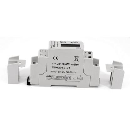 Prekės „Skaitiklis ant DIN bėgelio 1P-201 230V 5/45A Ollo“ paveikslėlis
